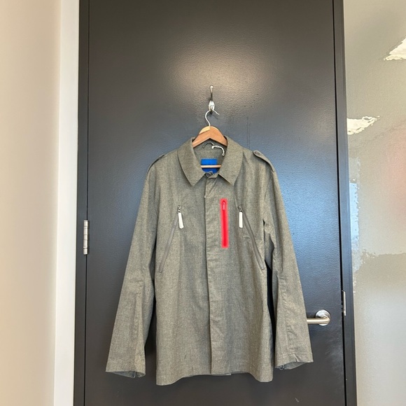adidas Originals Gray L coat new with partial tag (not actual full tag but.new) - Picture 6 of 13